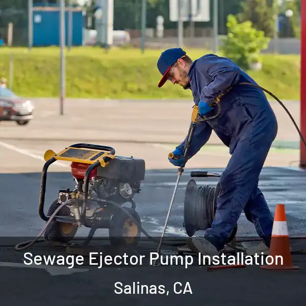  Sewage Ejector Pump Installation Salinas, CA